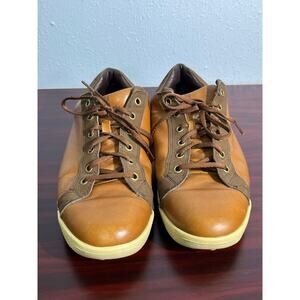Footjoy FJ Contouring Series Golf Shoes Size 10.5M Brown Two Tone Leather